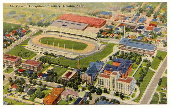 Creighton University, aerial view